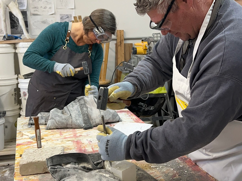 Stone Carving Sculptures Workshop