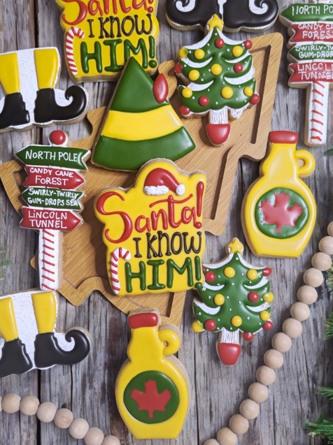 Buddy the Elf Inspired Cookie Decorating Class
