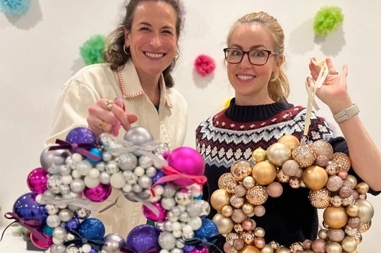 Holiday Happy Hour: Ornament Wreath Making