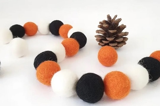 Make & Take Crafting: Halloween Pom Pom Garland (Ages 5 and up)