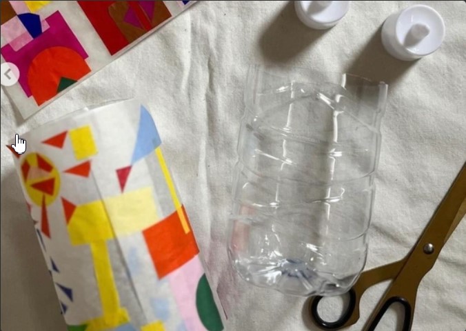 Mini Makers Workshop: Tissue Paper Collage Lantern(Ages 3-6)