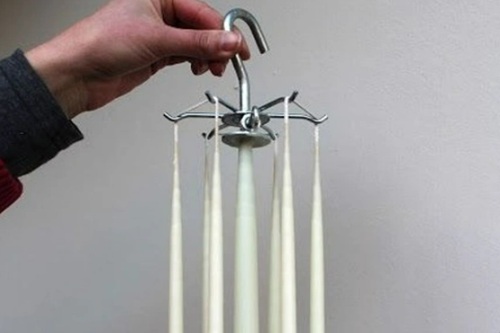Hand Dipped Beeswax Candle Making
