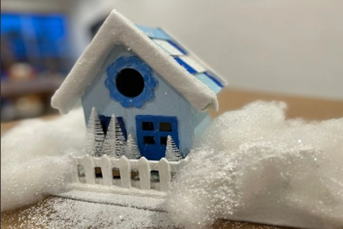 Make a Winter Village: Mini Winter House