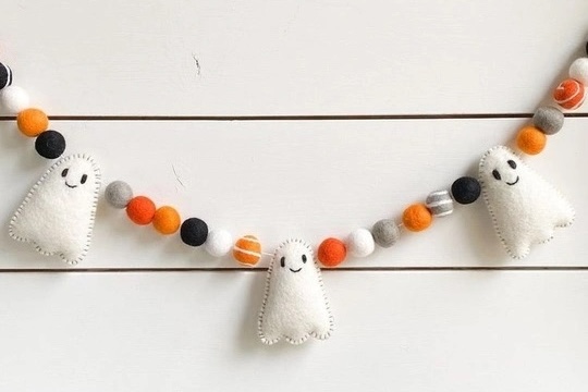 Make & Take Crafting: Halloween Pom Pom Garland (Ages 5 and up)