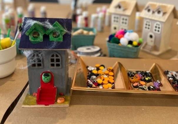 Make & Take Crafting: Make a Mini Halloween House (Ages 5 & Up)