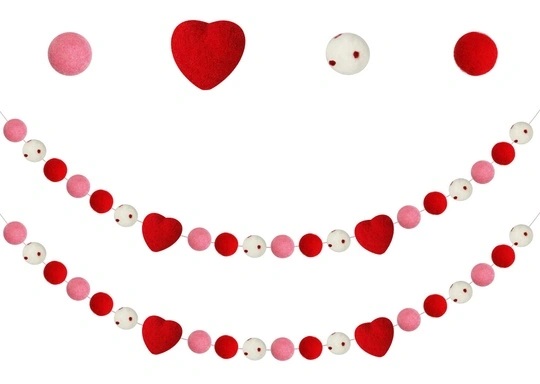Make & Take Crafting: Valentine Pom Pom Garland(Ages 5 and Up)