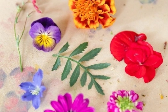 Morning Mamas & Papas: Flower-Dyed Totes