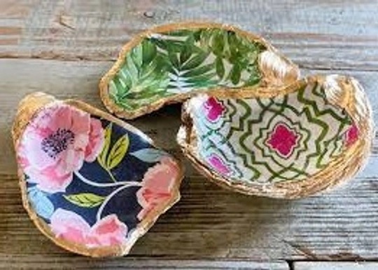 Make & Take: Decoupage Oyster Shells (Ages 8 and up)