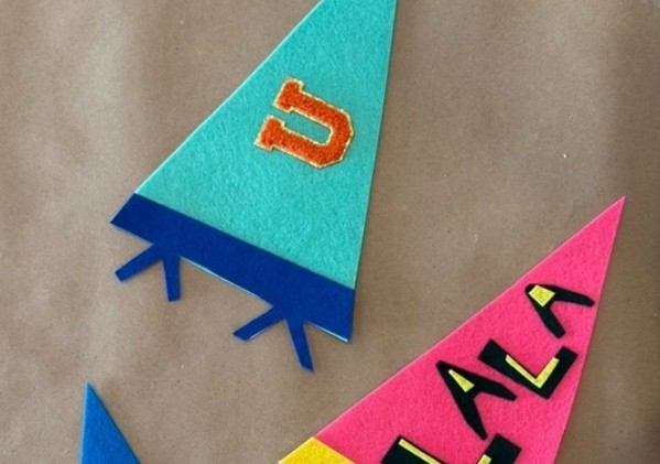 Sports Crafting | DIY Felt Pennant Workshop (Ages 12 & Up)