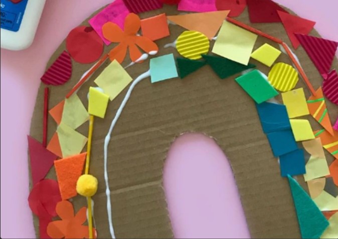 Mini Makers Workshop: Rainbow Multimedia Collage (Ages 3-6)