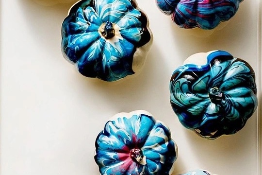 Marbled Pumpkins (Ages 5 and up)