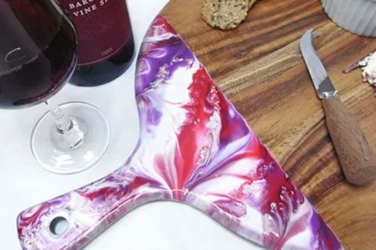 Happy Hour: Resin Cheeseboard