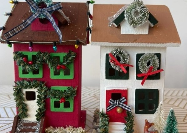 DIY Mini Winter Village Happy Hour Workshop