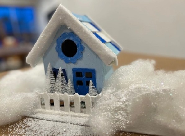 DIY Mini Winter Village Happy Hour Workshop
