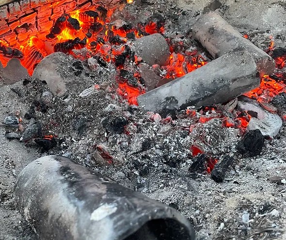 Beach Pit Firing