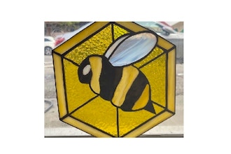 Stained Glass Bumble-Bee