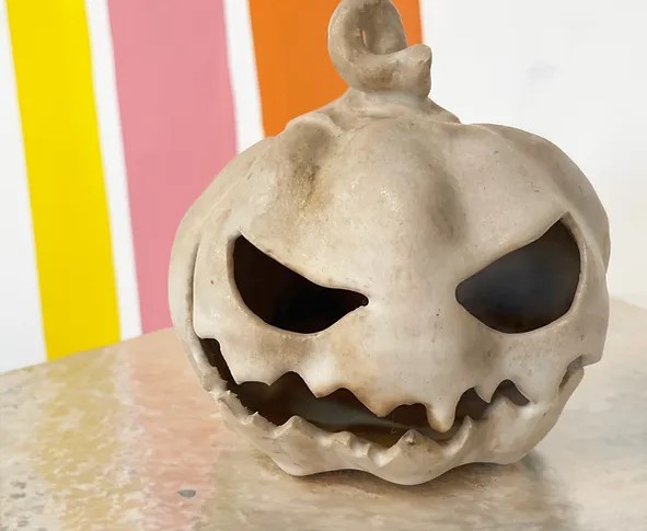 Ceramic Jack-o-Lantern