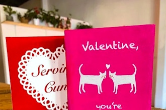 Linocut Valentine's Day Card Workshop