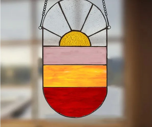 Stained Glass Sunset