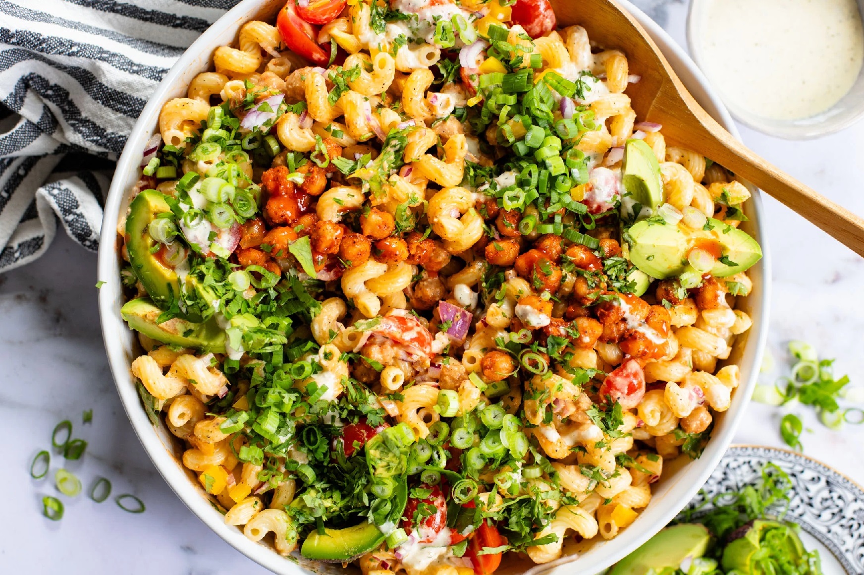 Lower Your Cholesterol Class Series Class 2: Buffalo Chickpea Pasta Salad