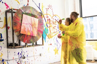NYC: Spinning Paint Party