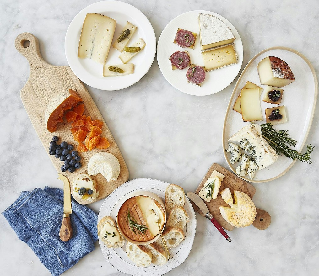 Cheese Pairing Perfection: French Cheeses & Accoutrements (Includes Wine)