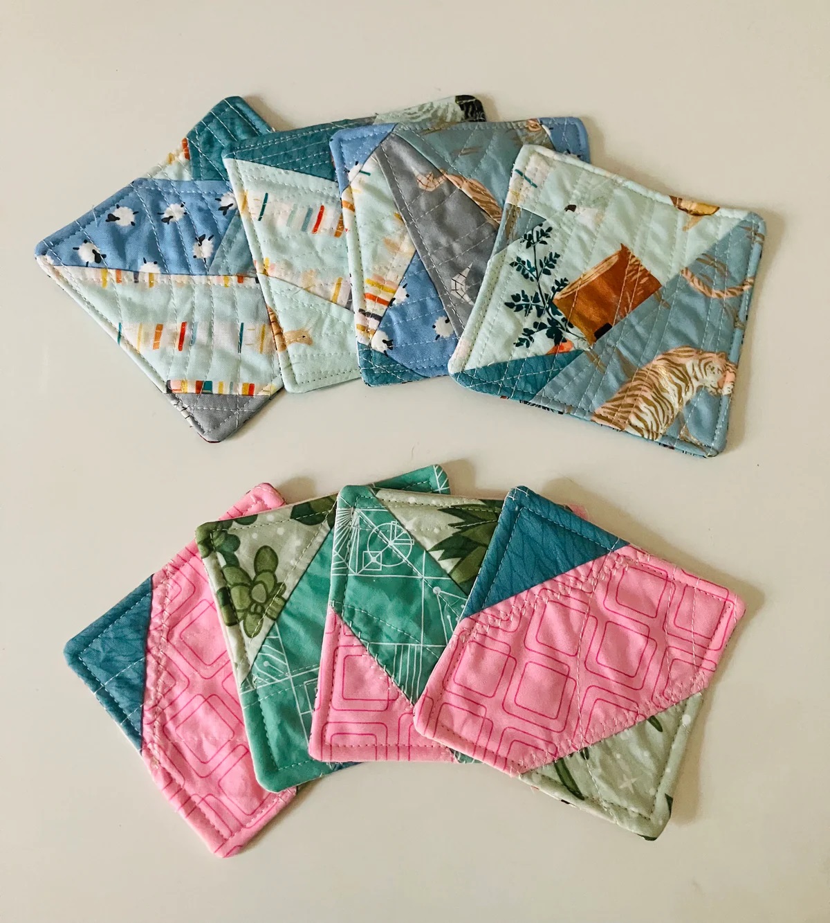 Scrap Busting Set of Coasters