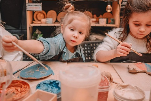 Kids Pottery and Ceramics (Ages 6-10): Class + 1 firing - Financial District