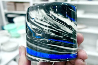 Pottery Wheel Throwing: Agateware Marbling