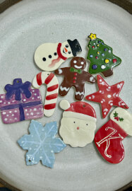 Ceramic Holiday Ornament Class