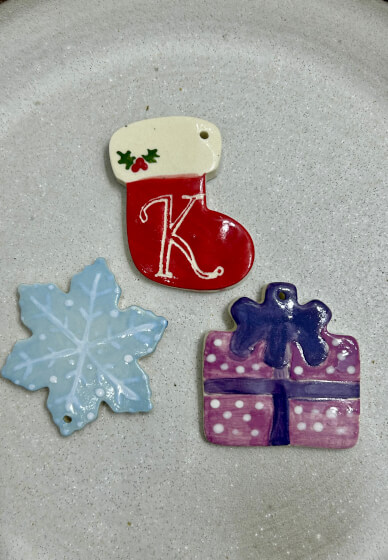 Ceramic Holiday Ornament Class