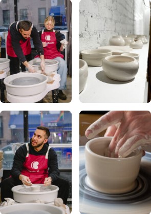 Pottery Wheel Throwing: Sip & Spin