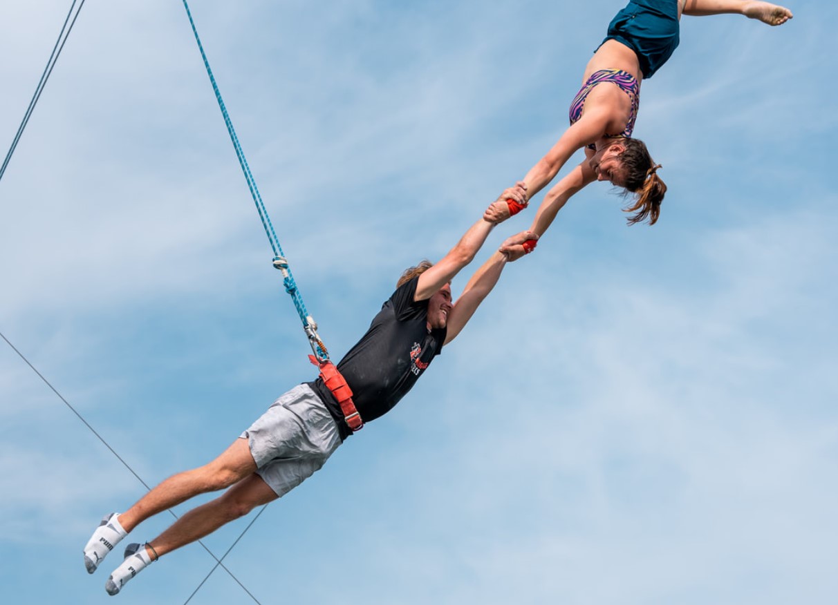 Indoor Beginner Flying Trapeze