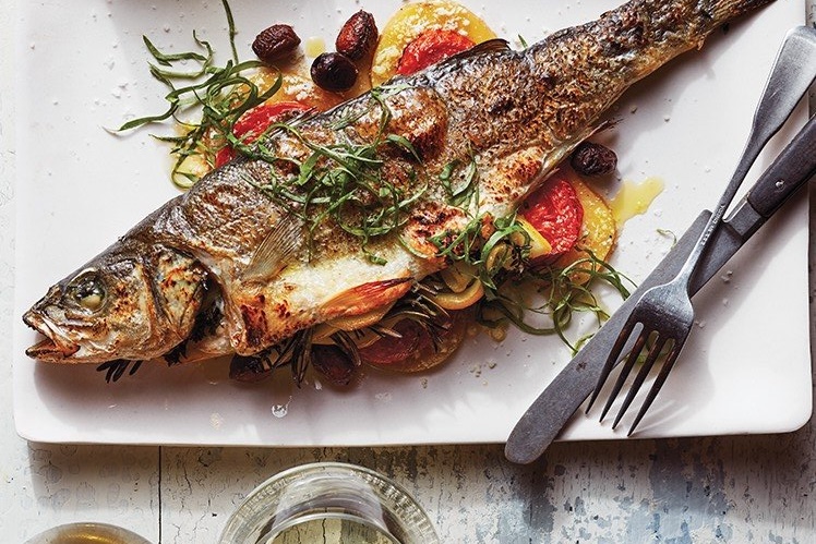 Whole Roasted Branzino Dinner
