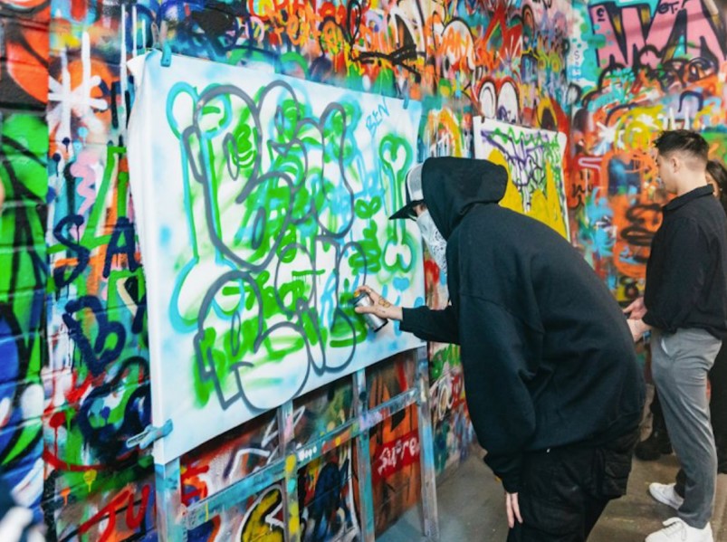 Private Graffiti Art for 6-9 People