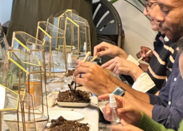 Terrarium Workshop: Sip and Plant