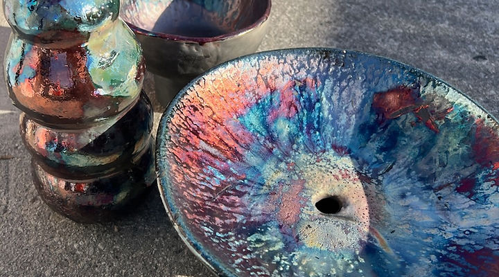 Night Raku Firing
