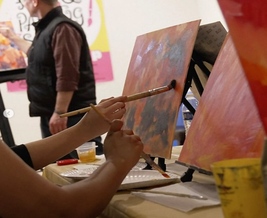Happy Painting Studio at SPF Chicago