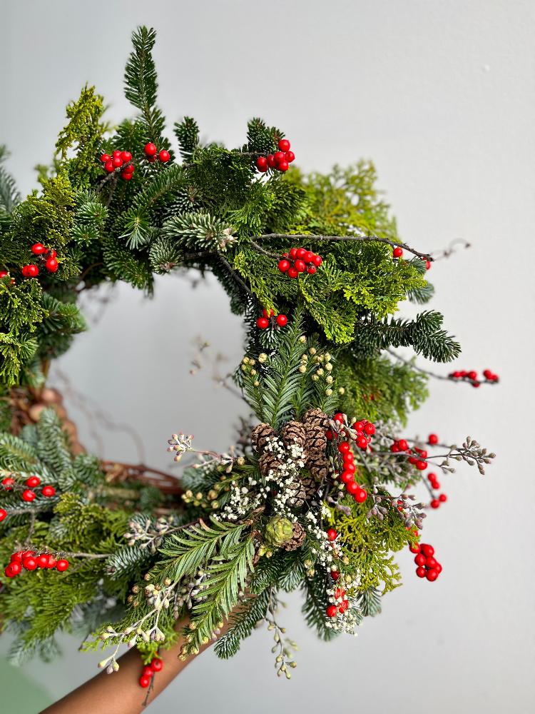Holiday Evergreen Wreath Workshop