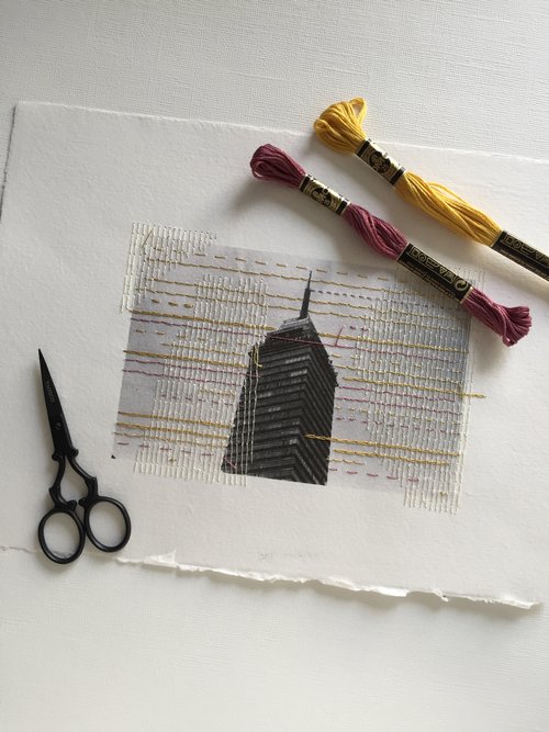 Embroidery on Paper