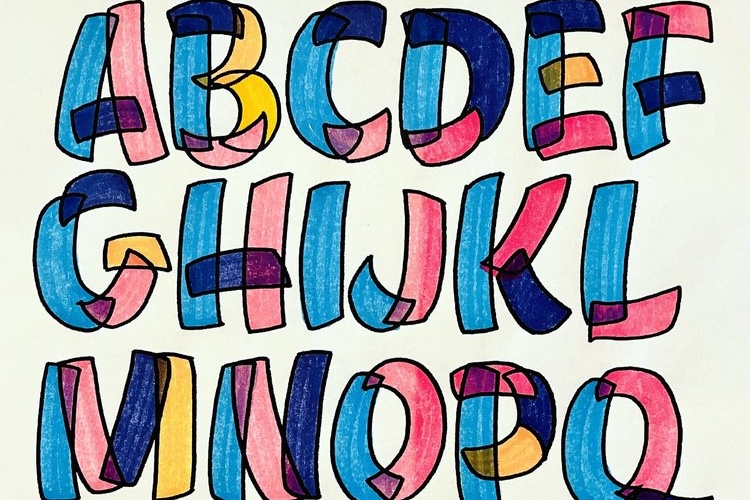 Water Based Brush Lettering