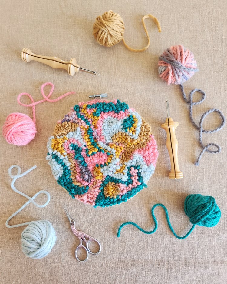 Intro to Punch Needle: Hoop Art