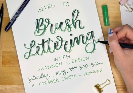 Intro to Brush Lettering