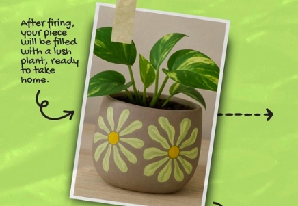 Paint, Plant + Pastries: A Mother's Day Workshop