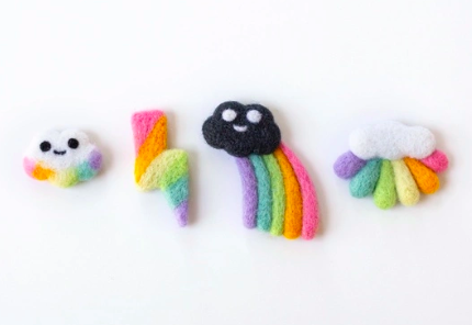 Intro to Needle Felting: Pins & Brooches