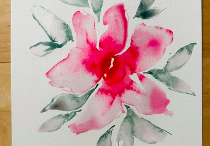Watercolor Floral Study