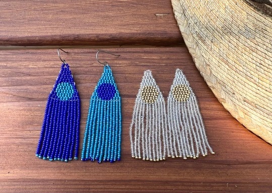 Bead Weaving Earrings