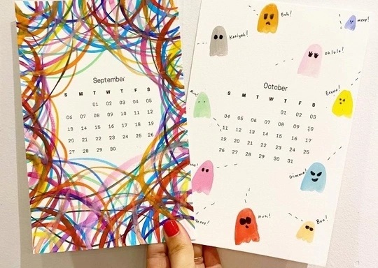 Watercolor Calendars