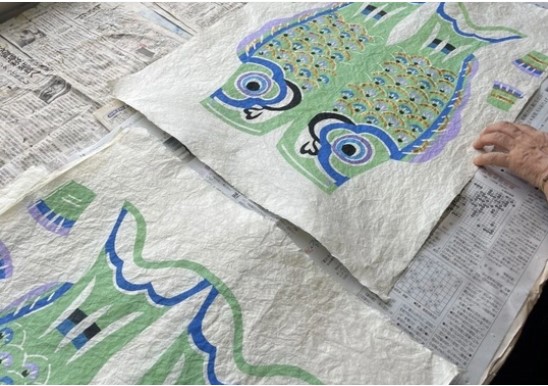 Paint and Sculpt Paper Koinobori(Ages 5 & up)