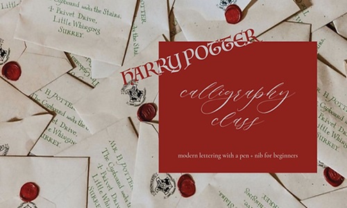 Learn Modern Calligraphy | Harry Potter Theme